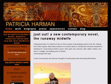 Tablet Screenshot of patriciaharman.com